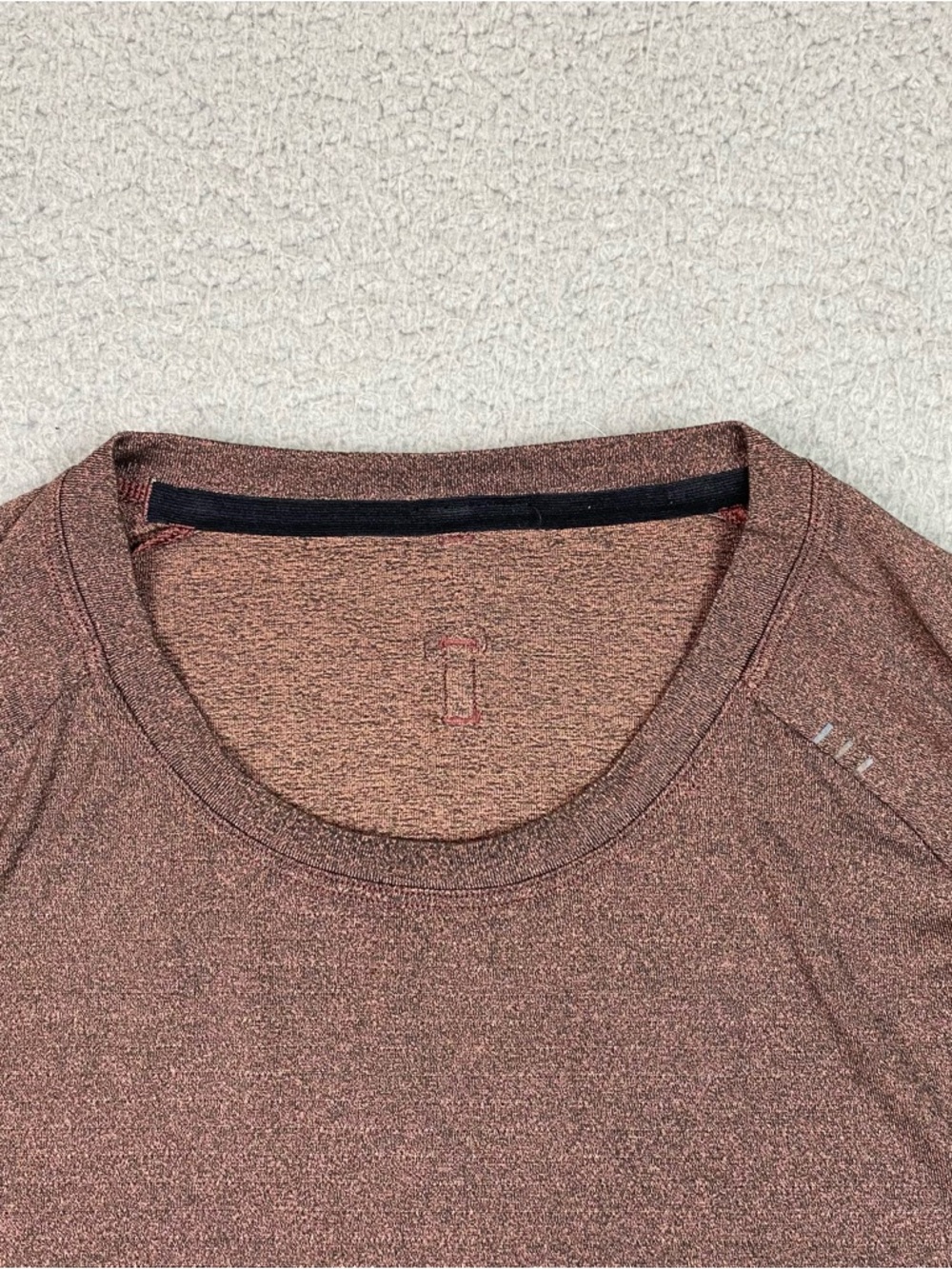 Lululemon T Shirt Men's Size M (Estimated) Curve Hem Gym Workout Athletic Medium - Picture 4 of 8